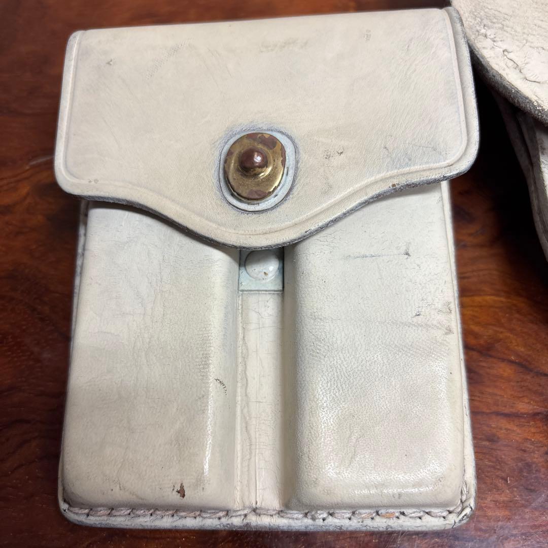 ホワイトレザー ホルスター　0205o232