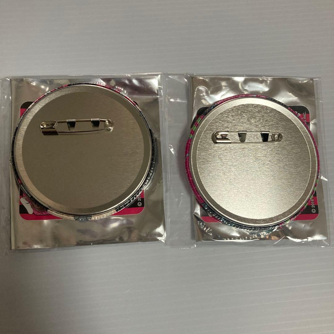 ヤリチンビッチ部 百合 缶バッジ 2点