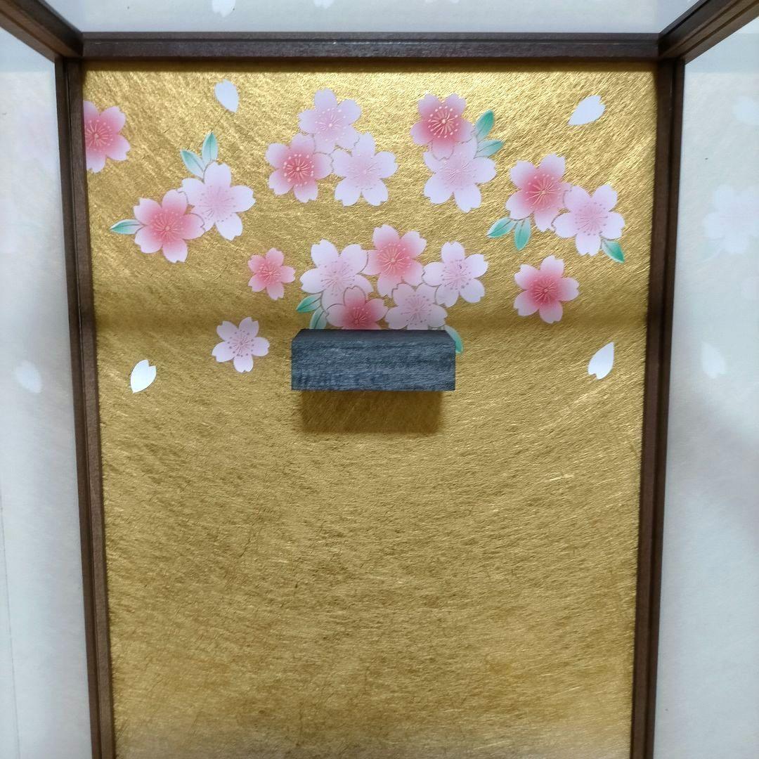 羽子板 13号 ガラスケース 春華 道明寺 オルゴール付き