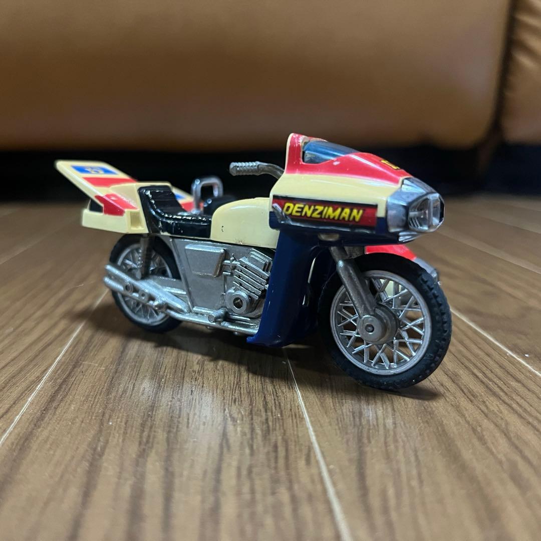 ポピー 電子戦隊デンジマン デンジマシーンバイク 超合金 当時物