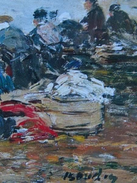 ウジェーヌ・ブーダンLAVEUSES AU BORD DE LA TOUQUES - メルカリ