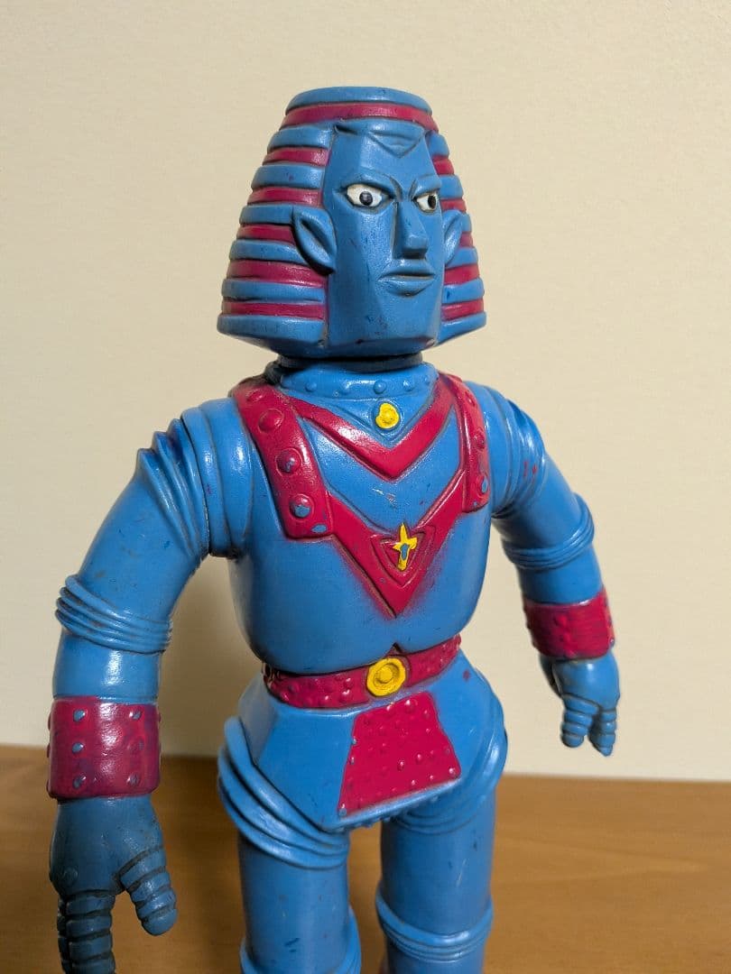 【当時もの】ブルマァク　ソフビ　ジャイアントロボ　左手先破損