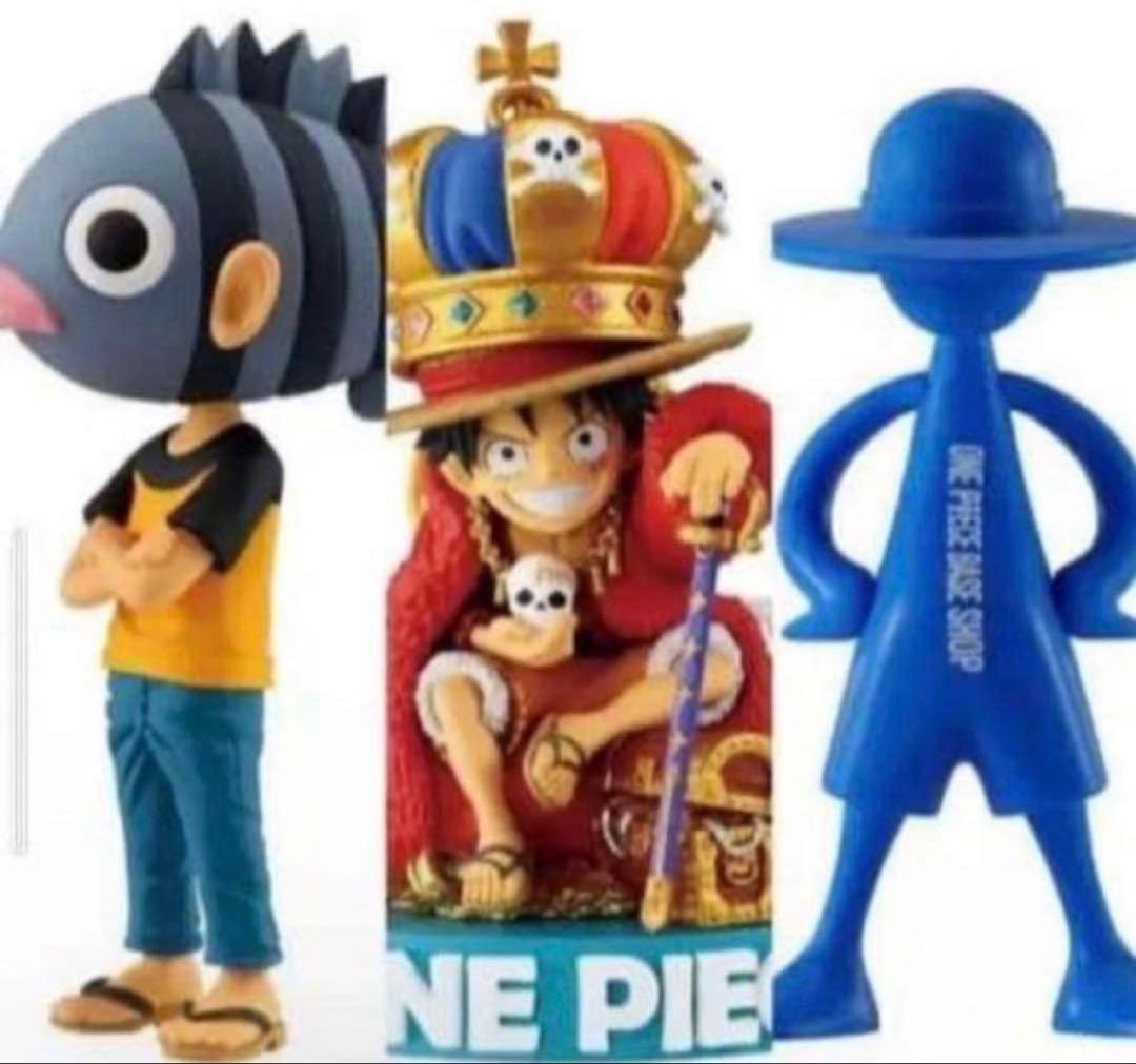 ONE PIECE BASE SHOP ワールドコレクタブルフィギュア3点