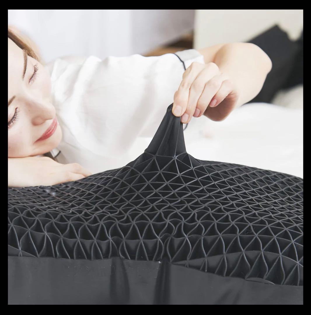 【新品未開封★枕カバー付き】 ヒツジのいらない枕 極柔 ブラックレーベル ピロー