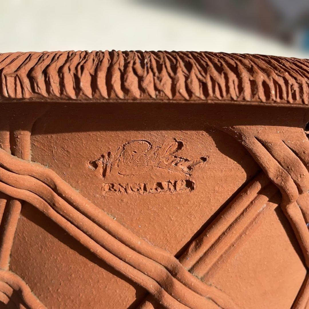 ウィッチフォード ハンドル付きバスケット鉢 直径36cmサイズ