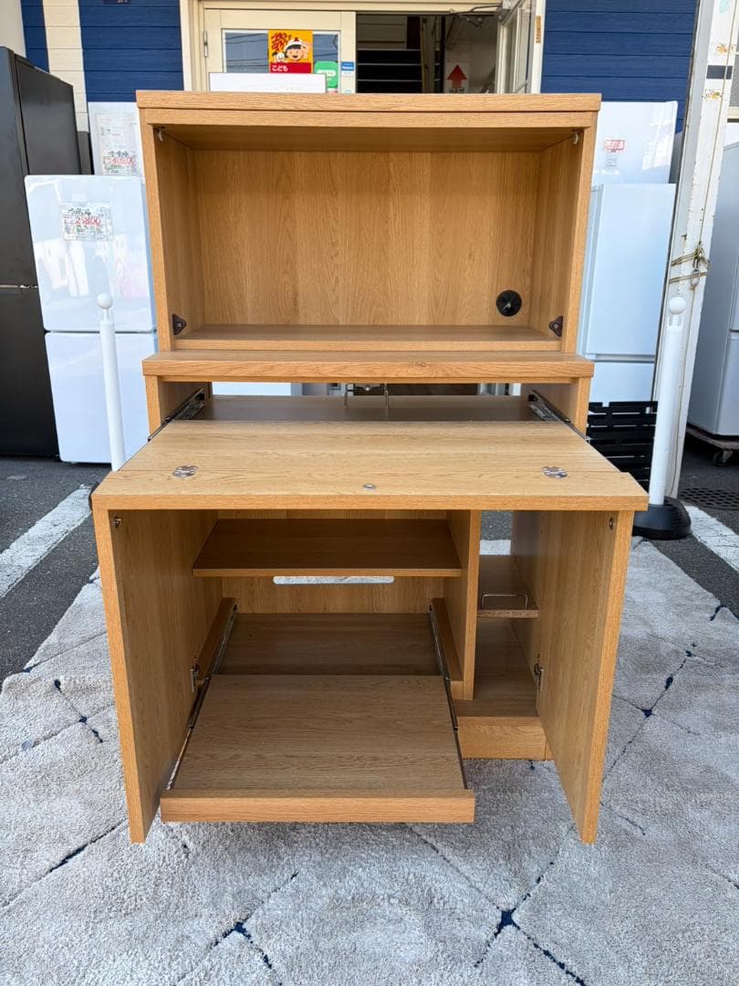 【福岡市限定】多目的収納棚 75×45×121.5cm 収納棚 収納