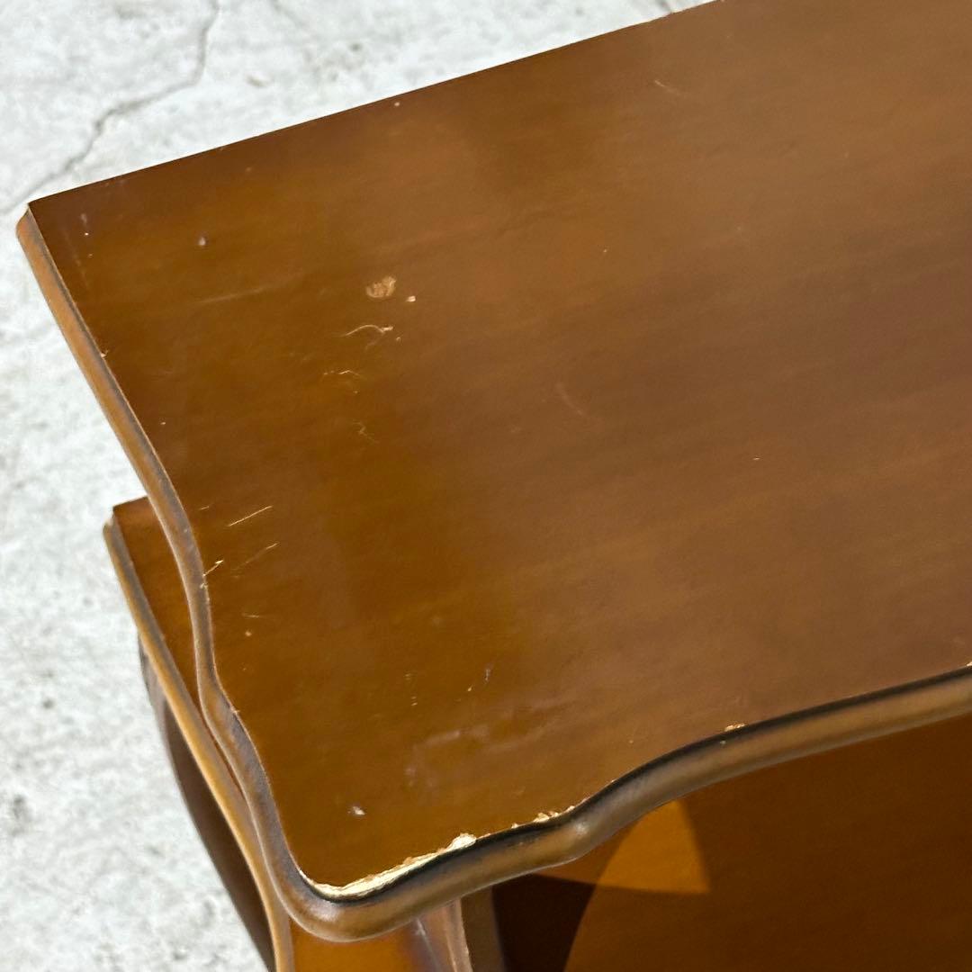 ✦80s✦ロココ調 アンティーク コンソールテーブル サイドテーブル 電話台