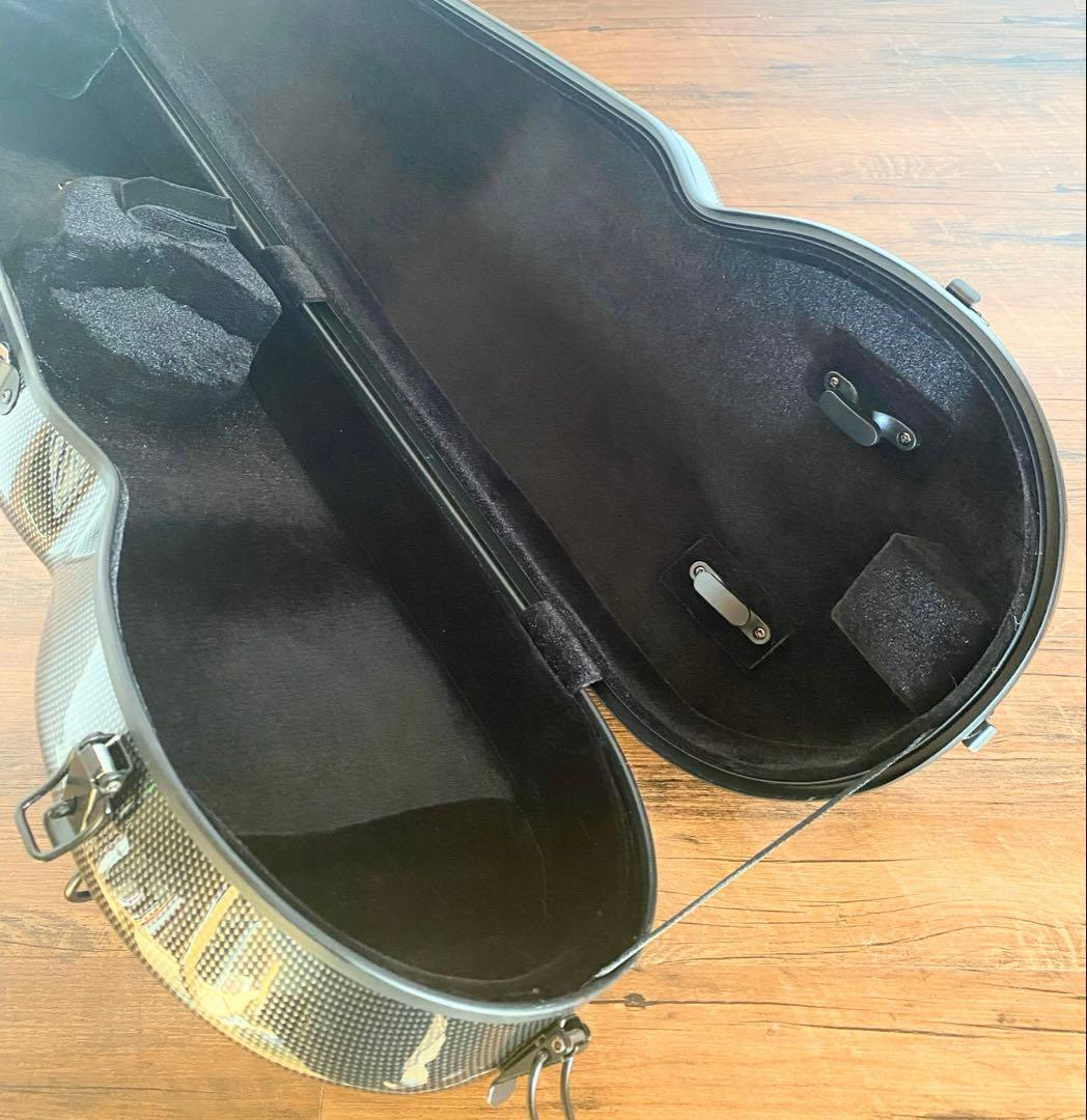 値下げ！】KYLIESMAN バイオリンケース 4/4 カーボン製 付属品付き