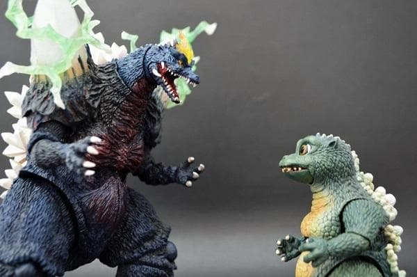 超貴重！S.H.MonsterArts スペースゴジラ＆リトルゴジラ 未使用品
