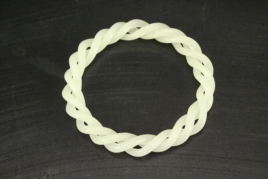 中国美術 白玉石 刻 環 φ8cm 重25g(HA438)