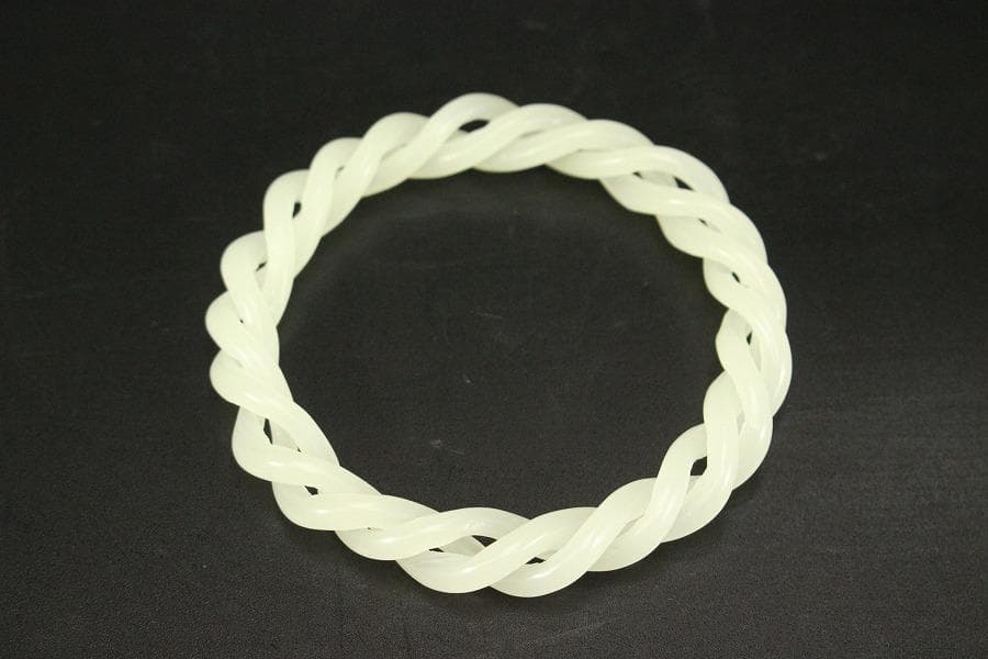 中国美術 白玉石 刻 環 φ8cm 重25g(HA438)