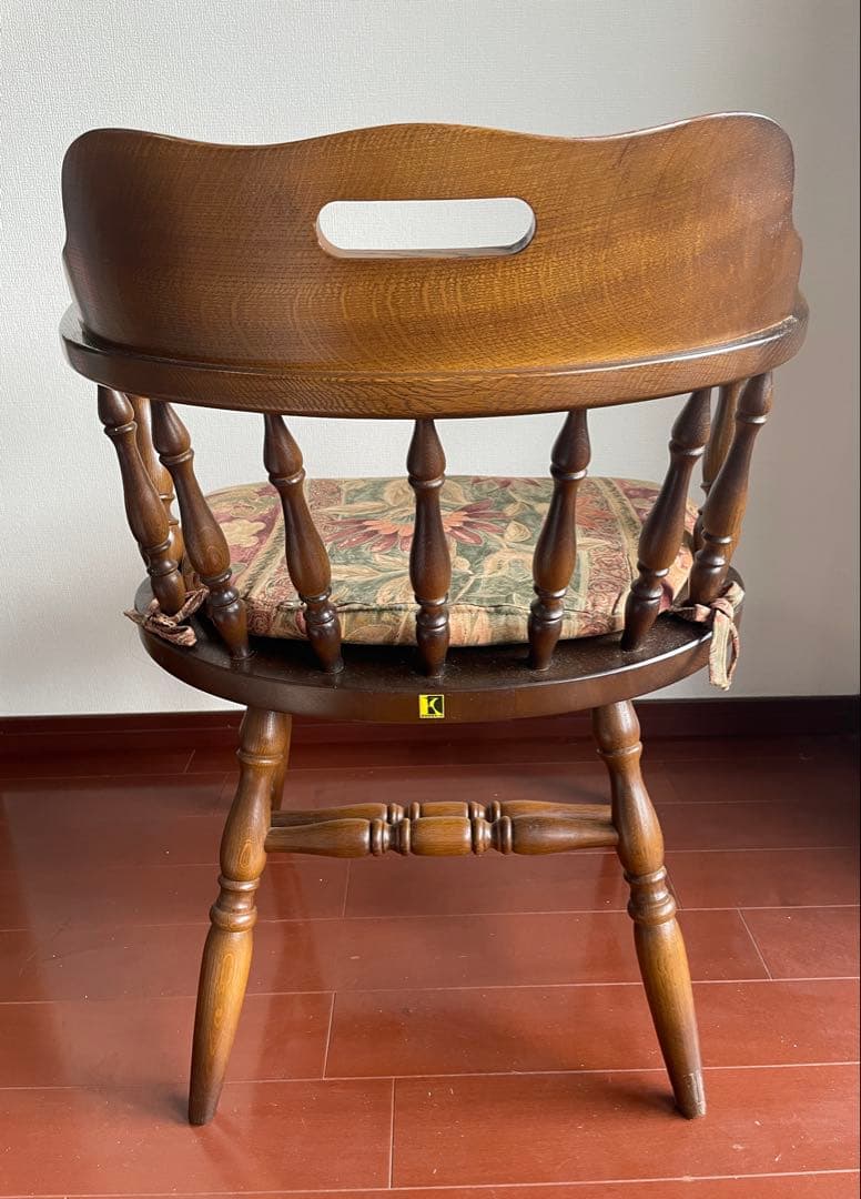 飛騨産業 穂高 アームチェア DK286 オーク HIDA キツツキマーク 無垢