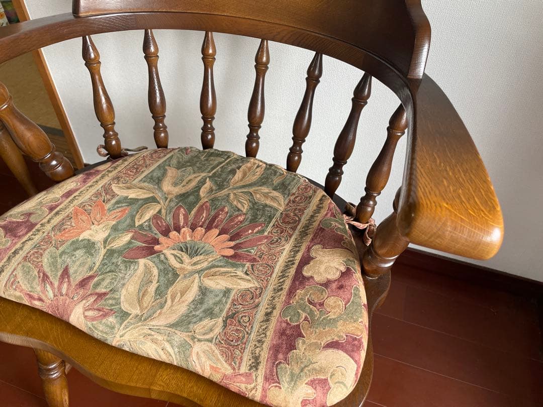 飛騨産業 穂高 アームチェア DK286 オーク HIDA キツツキマーク 無垢