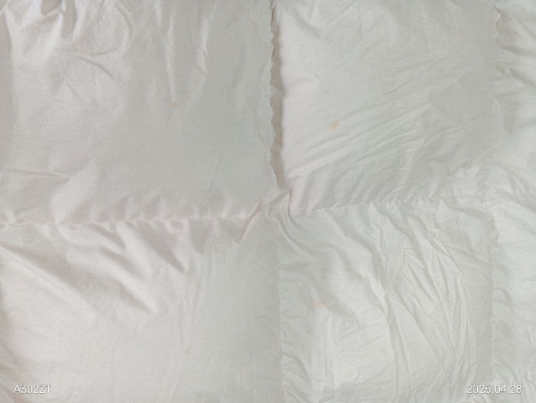 花柄ピンク羽毛掛け布団　ダウン90%　中羽毛1.4㌔　シングルサイズ