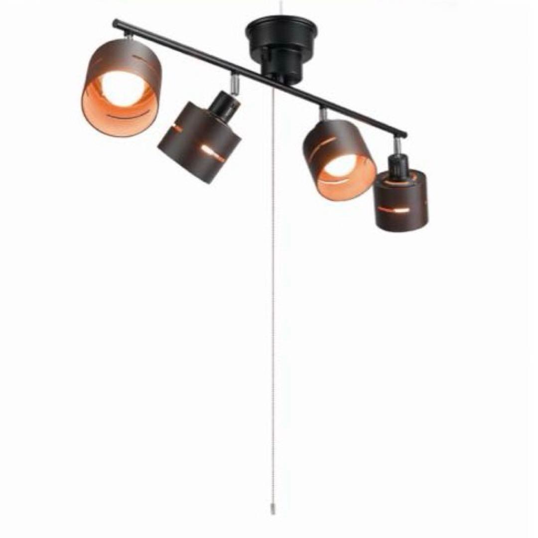 天然木 4灯 ウッドセードシーリング ヤザワコーポレーション スポットライト