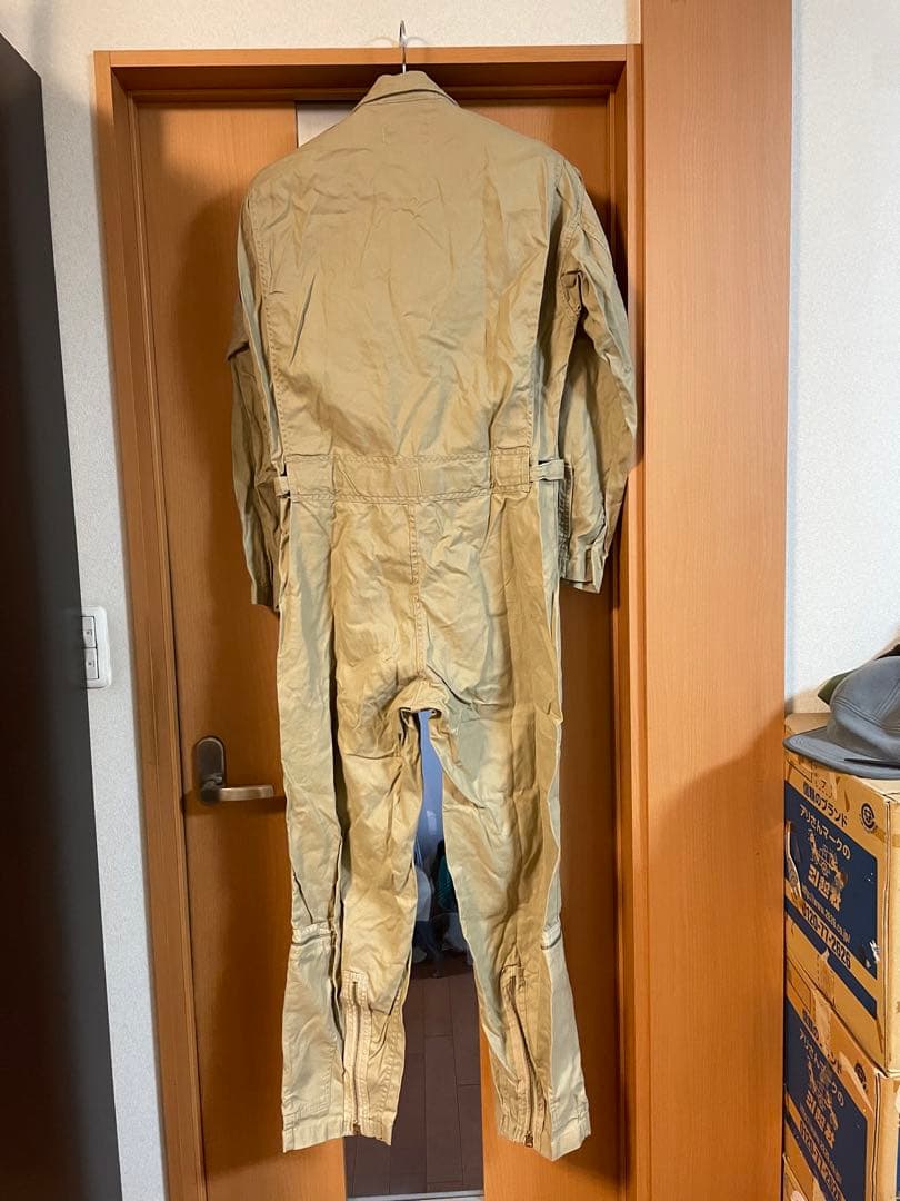 中田商店 米軍ベージュミリタリーつなぎ カバーオール フライトスーツ