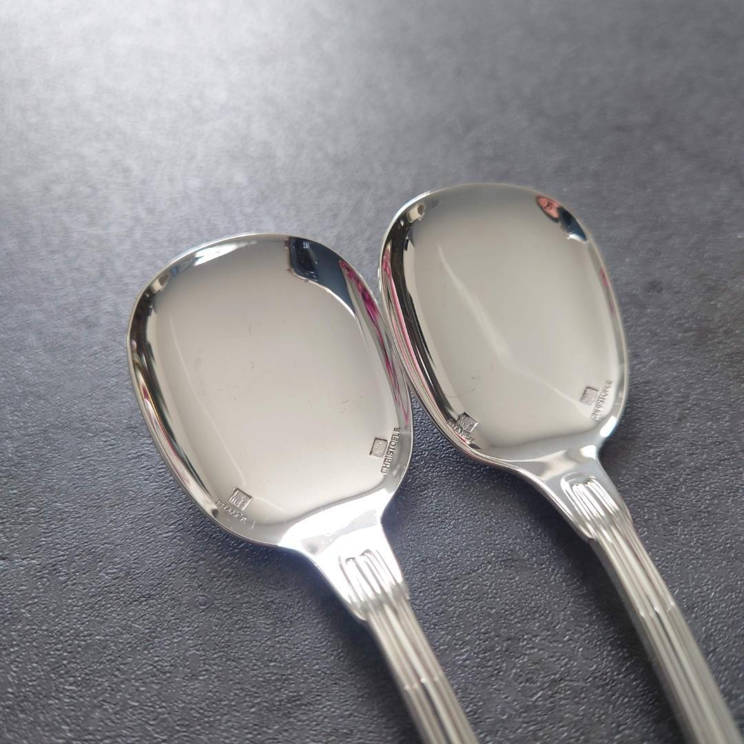 極希少 美品 クリストフル シノン アイスクリームスプーン 2点