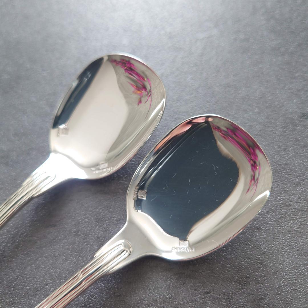 極希少 美品 クリストフル シノン アイスクリームスプーン 2点