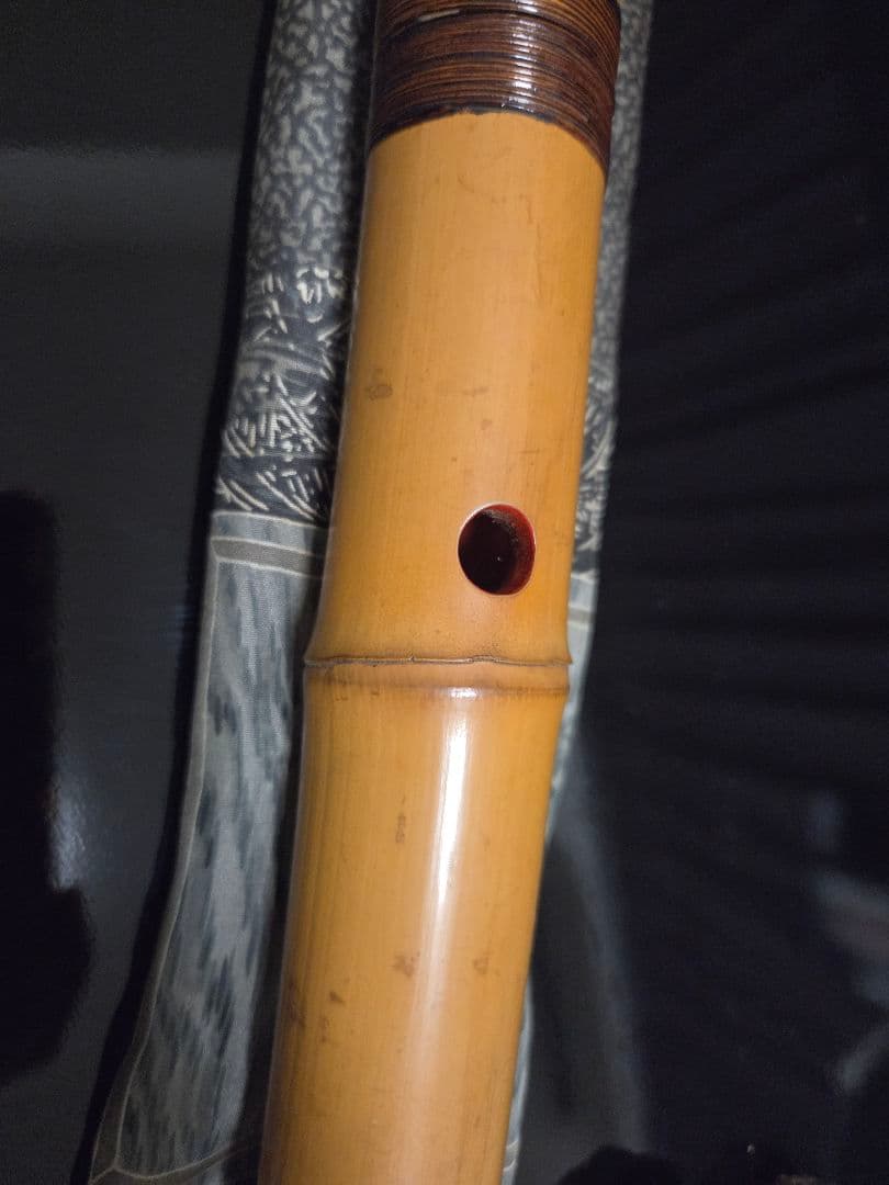 な*様 和楽器 レトロ 尺八本体 天然竹製 4穴 - メルカリ