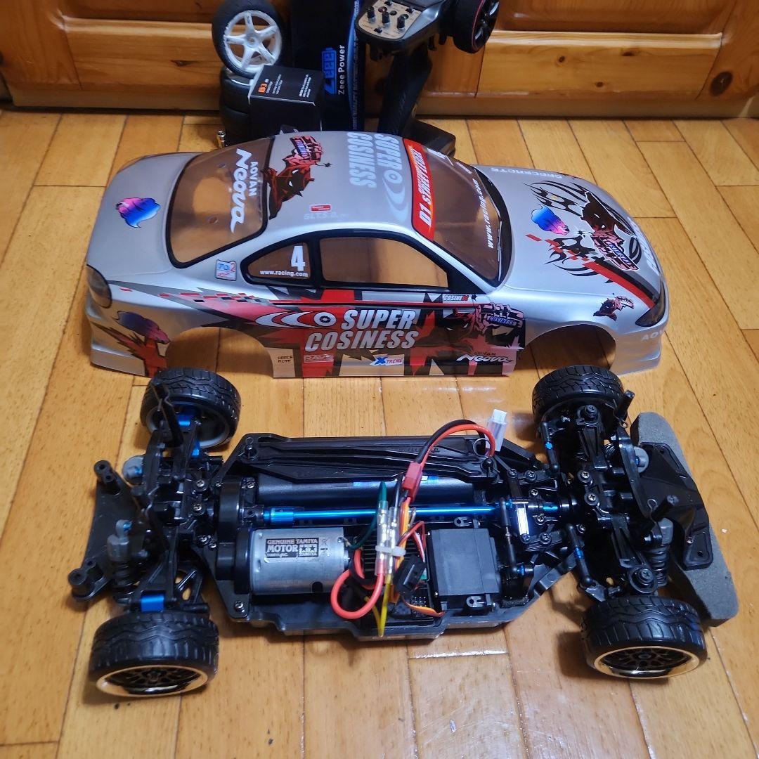 タミヤ ドリフト ラジコン フルセット TT01 シルビアボディ tt02 ②