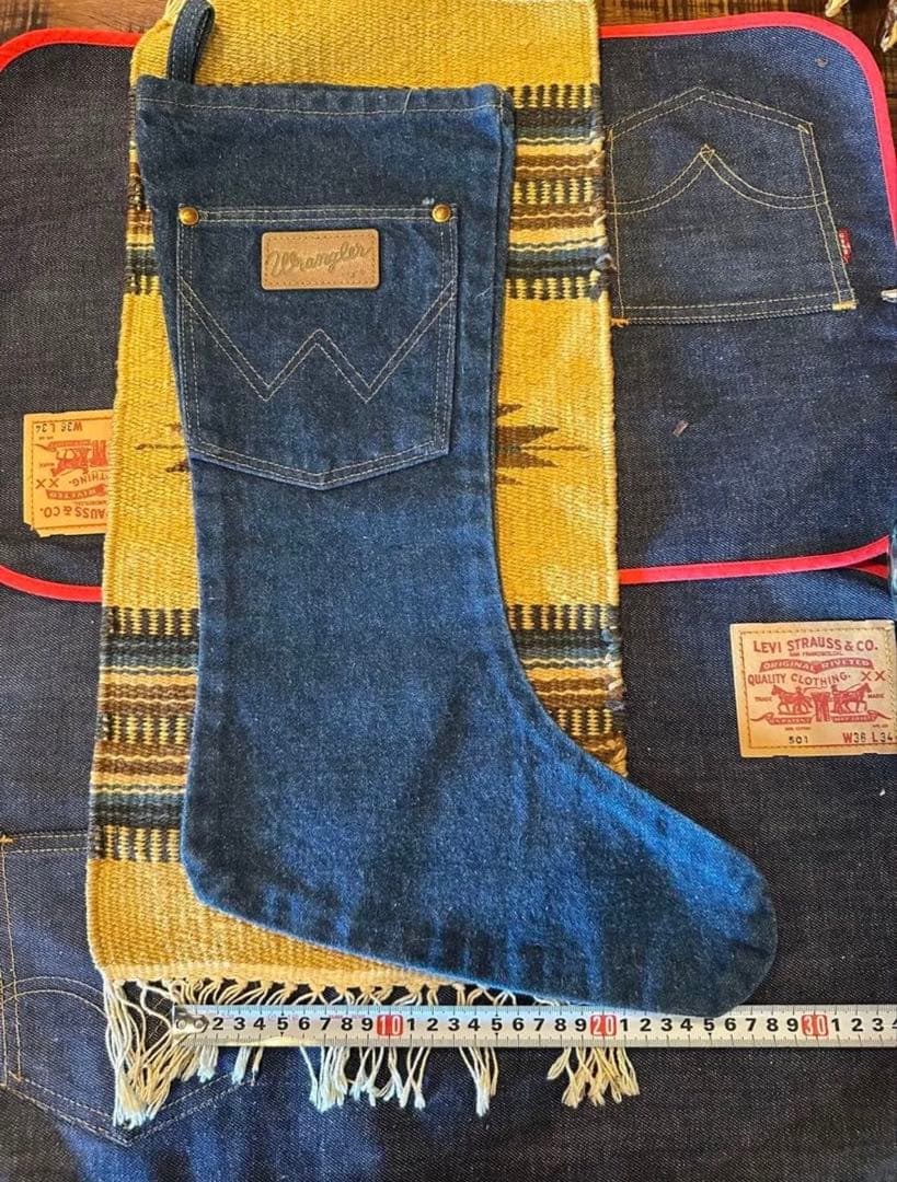 ビンテージ ラングラー ソックス インテリア デニム
