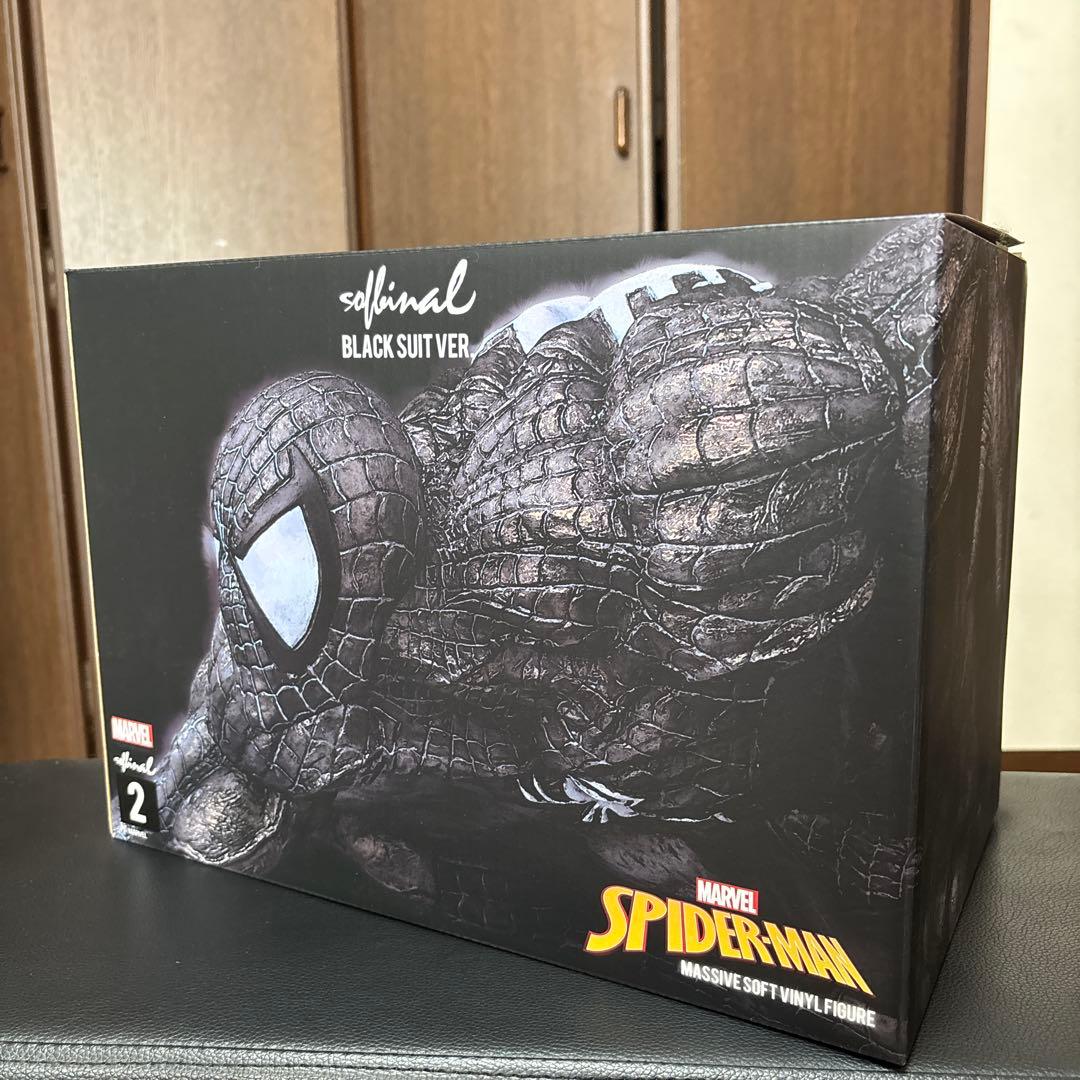 ソフビナル スパイダーマン black suit ver. - メルカリ