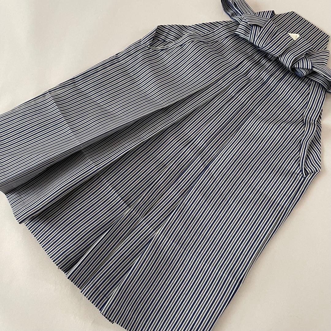 七五三　5歳　正絹　羽織　袴セット　ネイビーコーデ