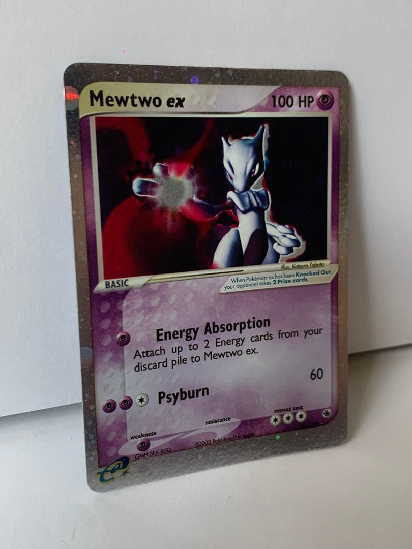 Mewtwoレア ポケカ ポケモンカード 海外版 ミュウツーex 101/109