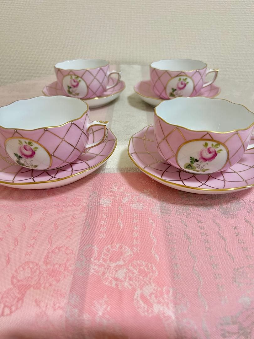 最終値下げ【新古品】ヘレンド　メモリアルローズ　11点セット