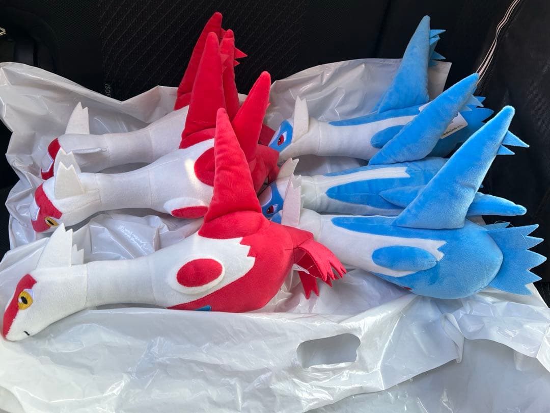 ポケモン もふぐっとぬいぐるみ ラティアス・ラティオス 6点セット