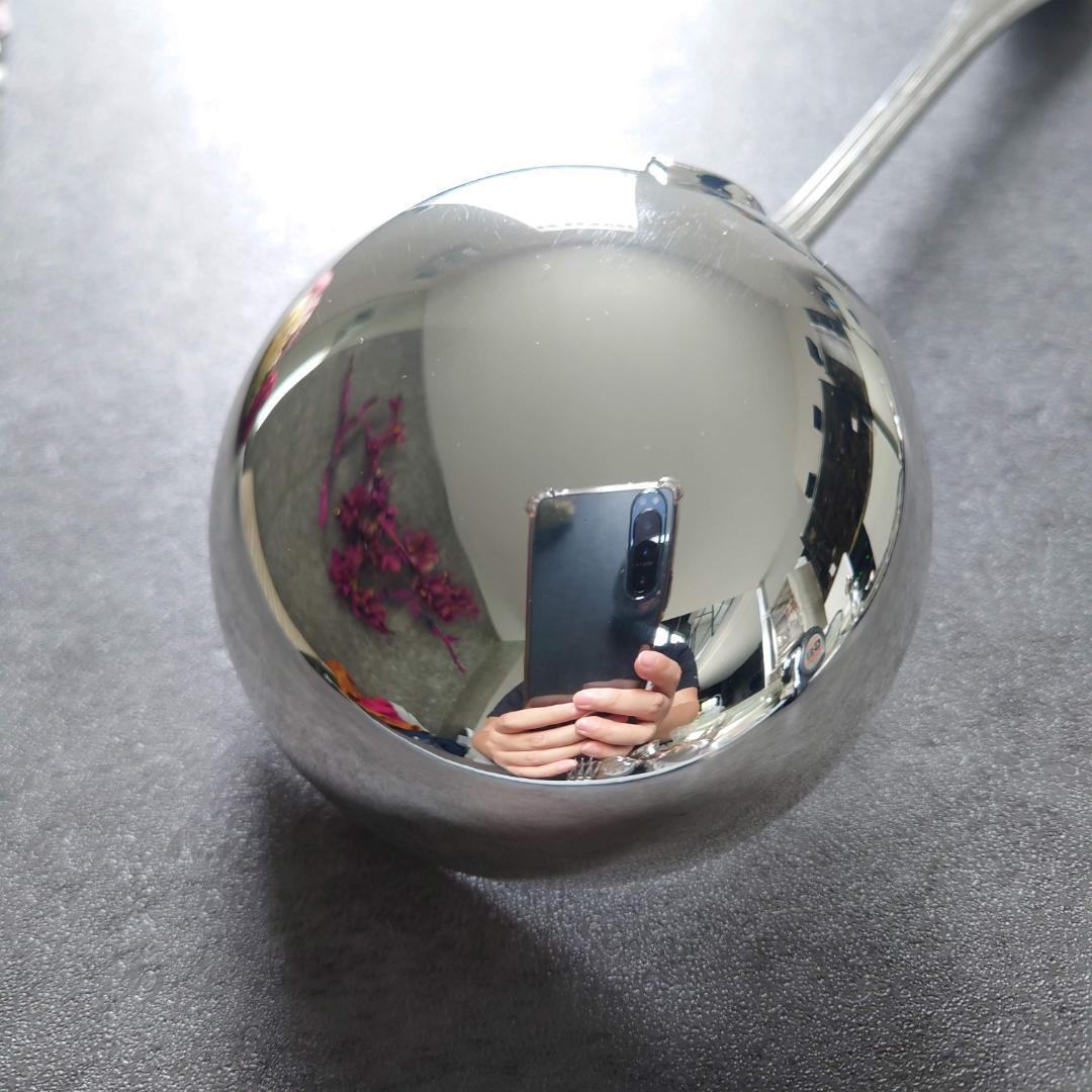 希少 美品 クリストフル アルビ スープレードル