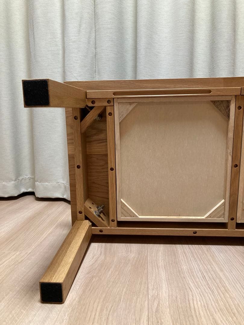 【最終値下げ】ローテーブル 無印良品タモ材木製テーブル 天然木 ナチュラル