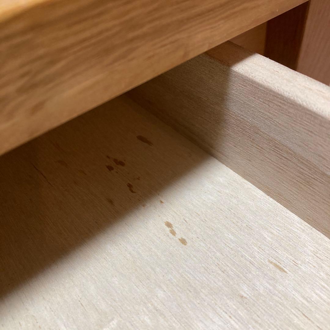 【最終値下げ】ローテーブル 無印良品タモ材木製テーブル 天然木 ナチュラル