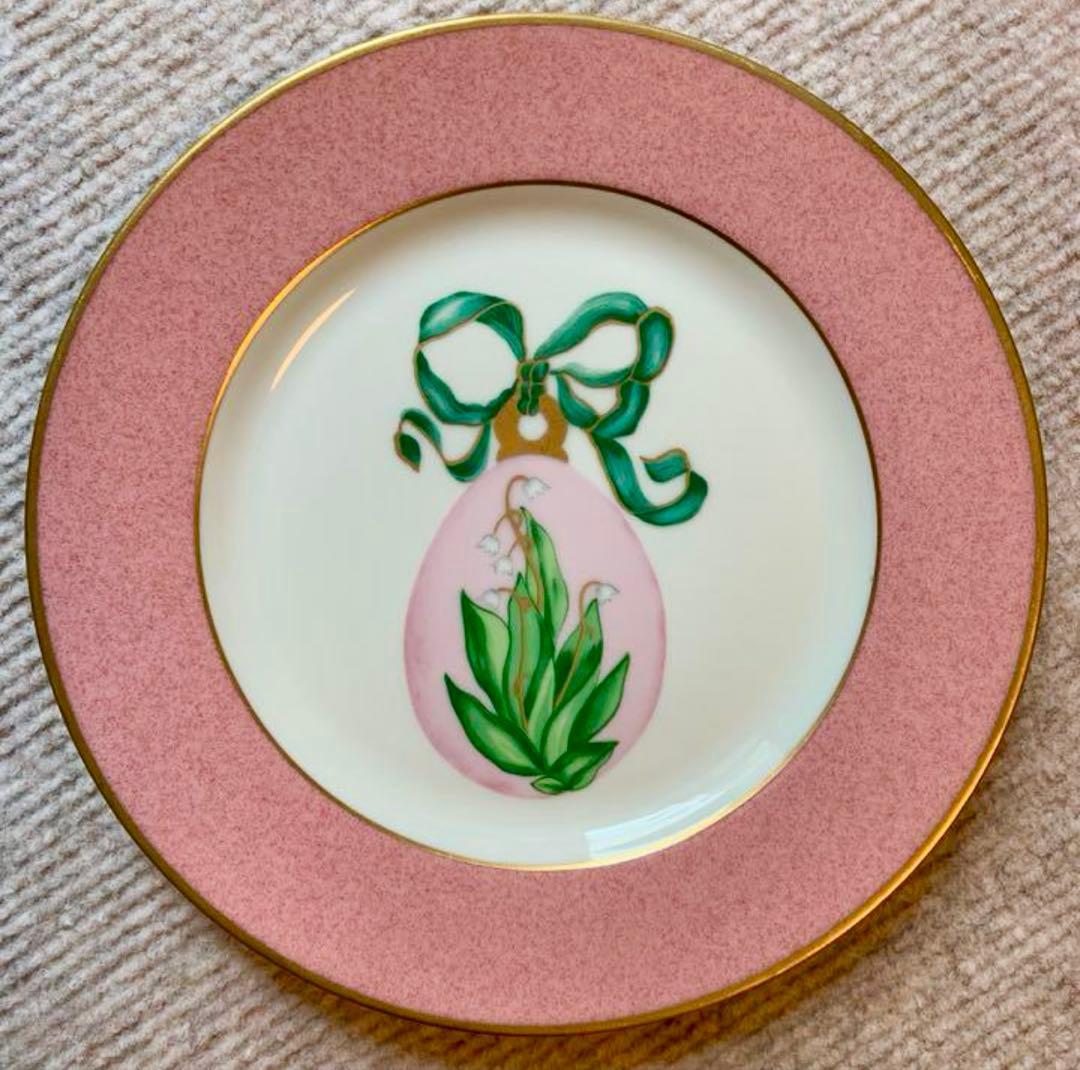 PUIFORCAT◆ピュイフォルカ◆イースターエッグ◆リモージュプレート6枚◆