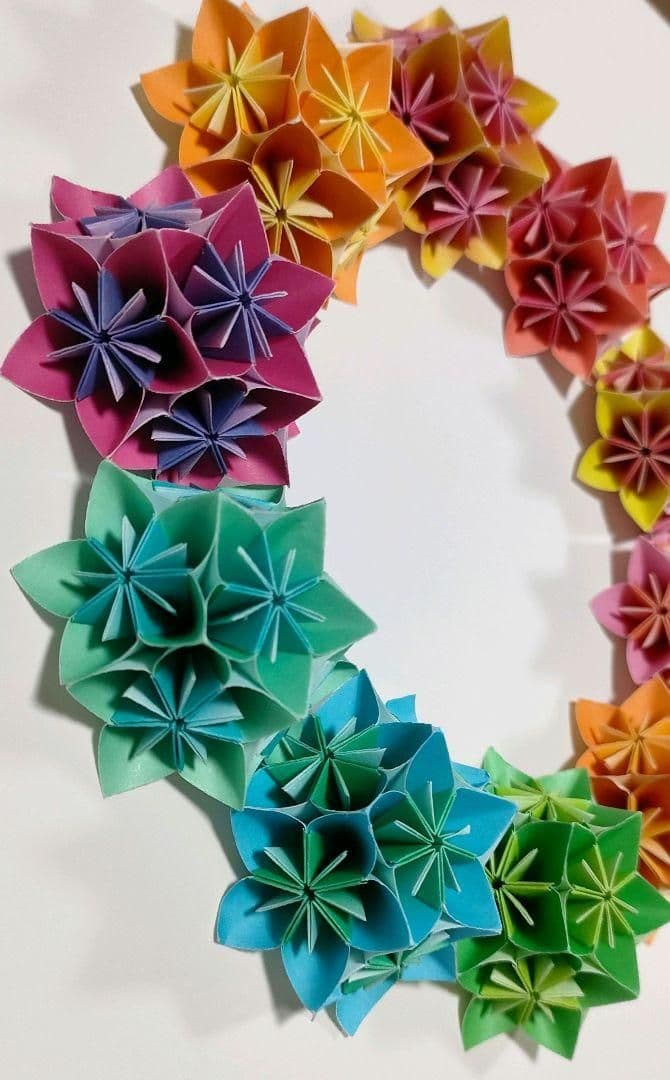 ✨800円〜オーダー専用✨コロナハーモニー柄①タイプ☆お花リース