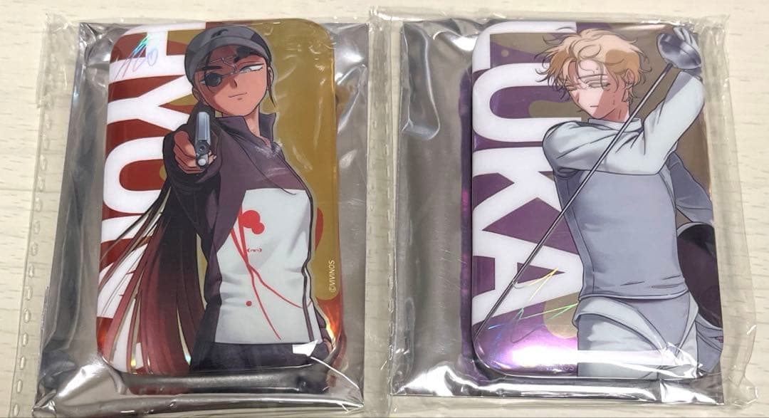 エイリアンステージ 3周年 スクエア缶バッジ Passion 2個 ヒョナ ルカ