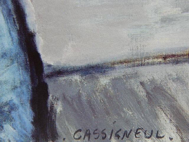 カシニョール（Cassigneul）、青い服を着た女、希少な画集より - メルカリ