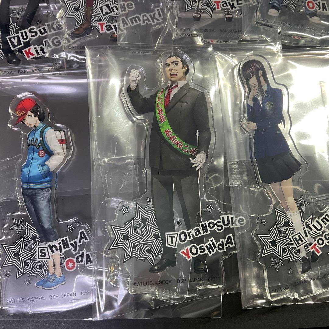ペルソナ5ザ・ロイヤル 一番くじ F賞 アクリルスタンド 9個セット