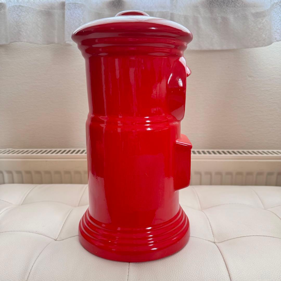 大きな郵便ポスト貯金箱 レトロ - メルカリ