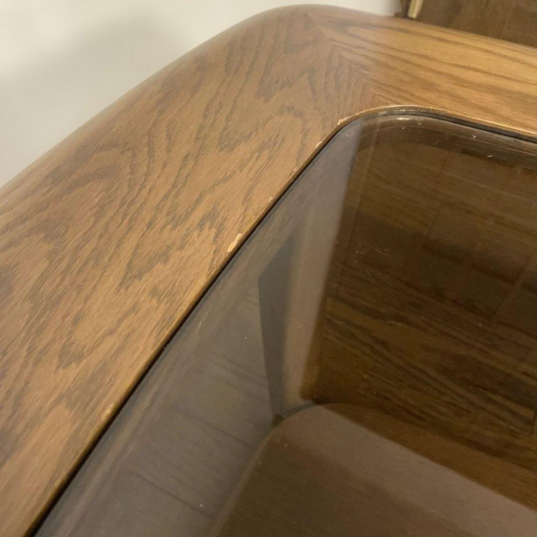 karimoku センターテーブル ガラス天板付き