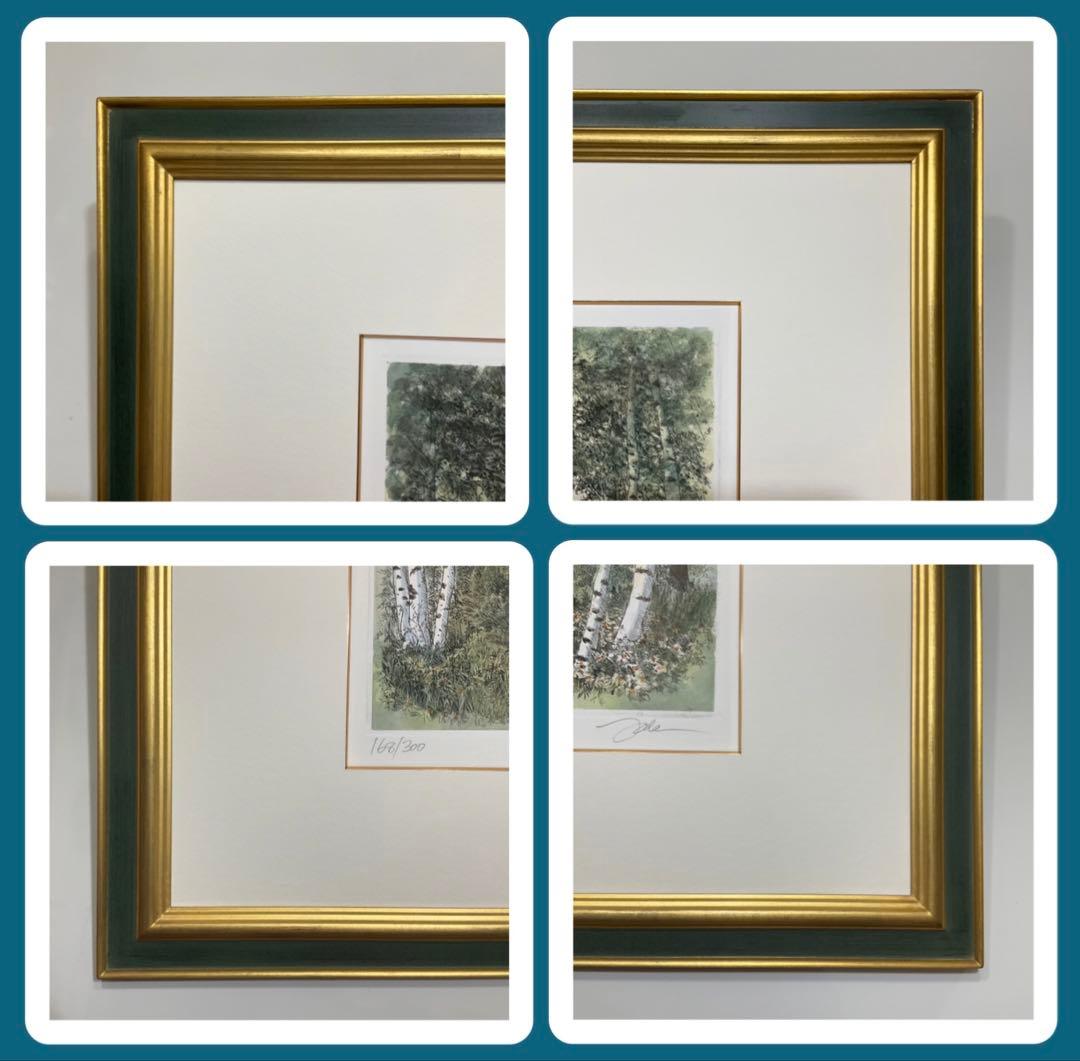 絵画・額縁・版画・織田 義郎・新品未使用・ドイツ・城・美術品