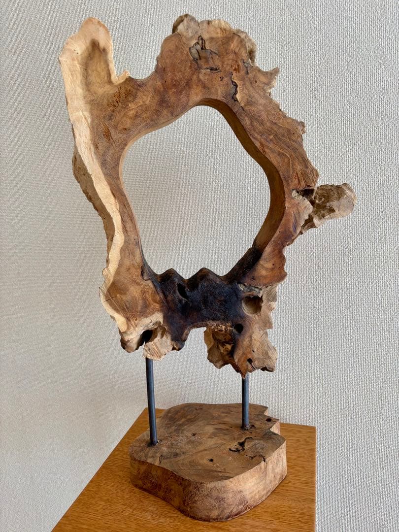 流木ガラス　スタンド　FUKUDA FACTORY