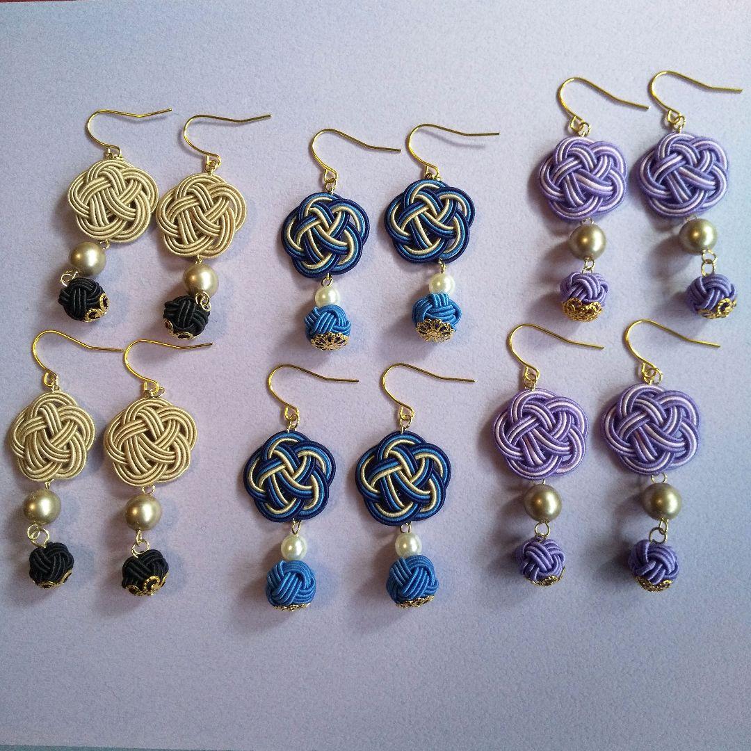 ゆあ 水引ピアス