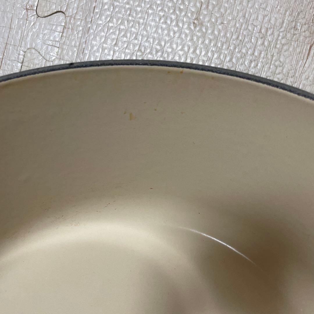 ルクルーゼ 両手鍋 22cm パープル 箱あり