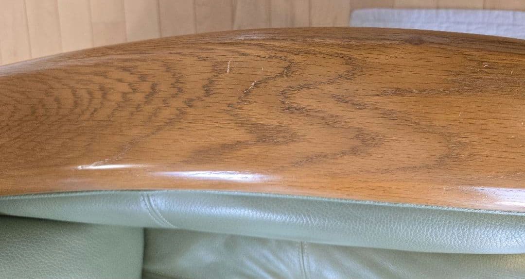 浜本工芸　3人掛けソファ　グリーン