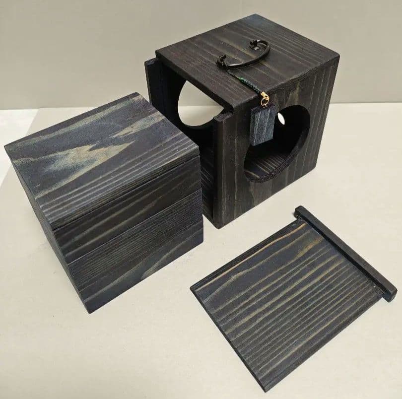 藍染遊山箱 弁当箱 三段重 重箱