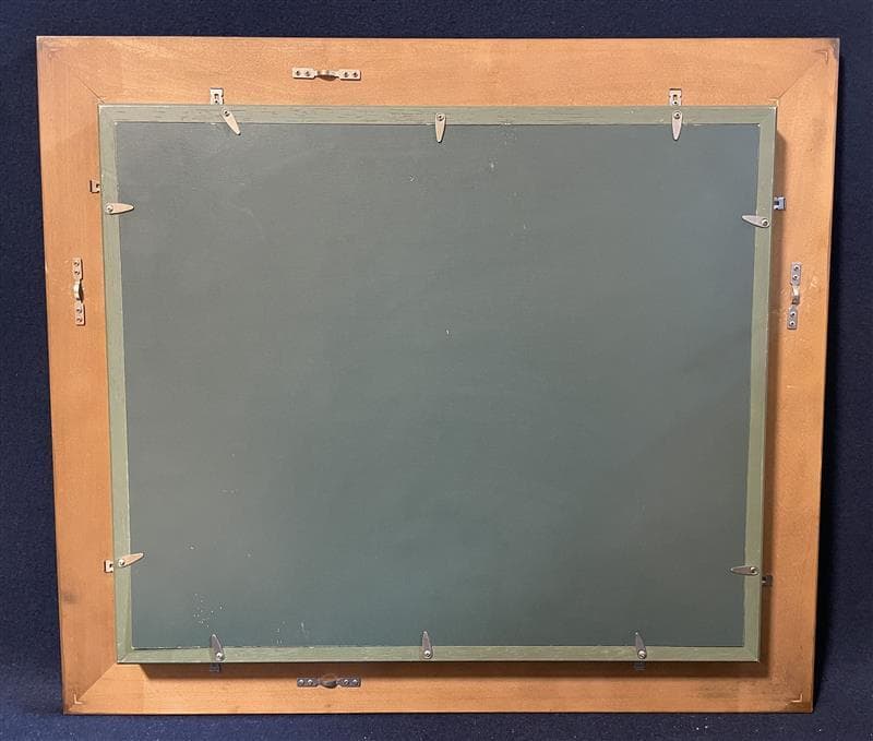 「真作」篠原薫　風景画　油彩画　額装　サイン有り　F8号