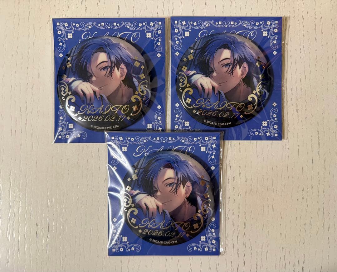 プロセカ KAITO はぴこれ 缶バッジ 3点 - メルカリ