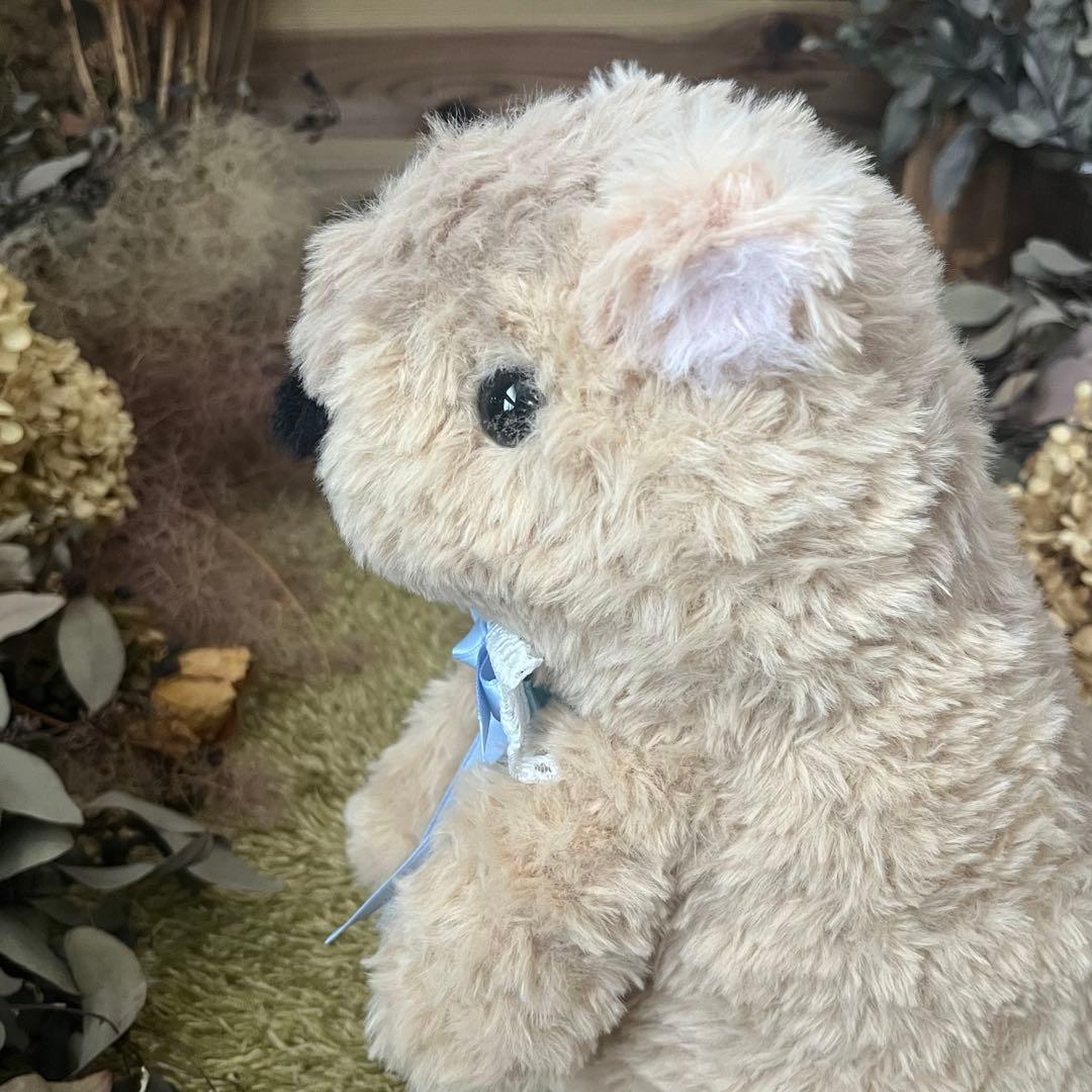 【sample】硝子の瞳をもつ　マーモットのあみぐるみ　ぬいぐるみ