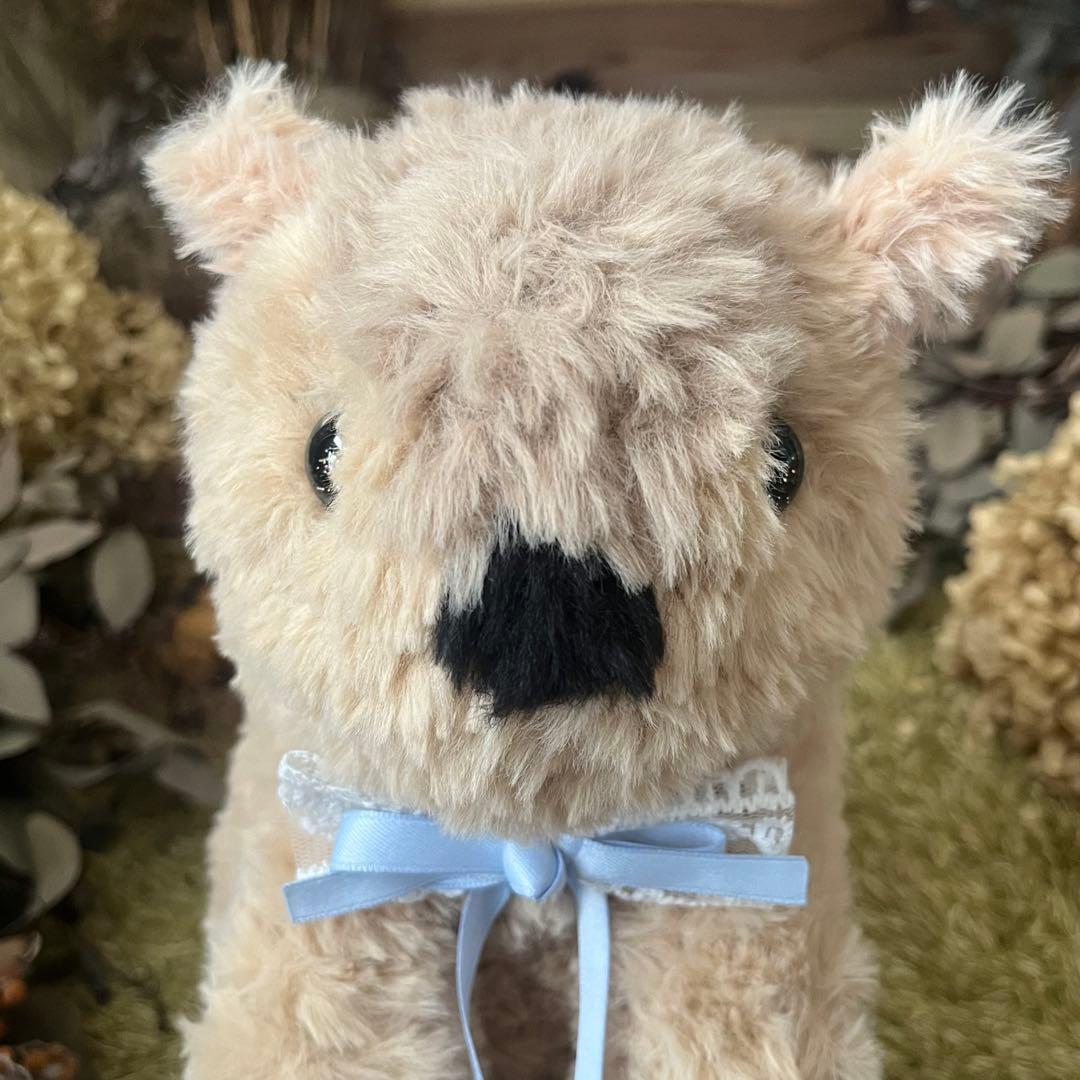 【sample】硝子の瞳をもつ　マーモットのあみぐるみ　ぬいぐるみ